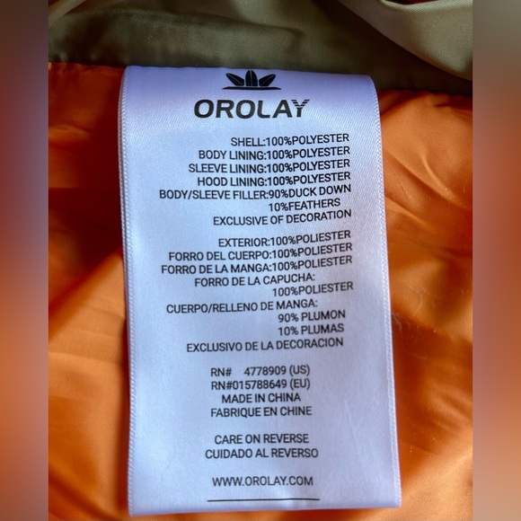 *NWT* 🔥Viral🔥 Amazon Orolay / Thickened Down Hooded Coat / Green / Large - Picture 12 of 16